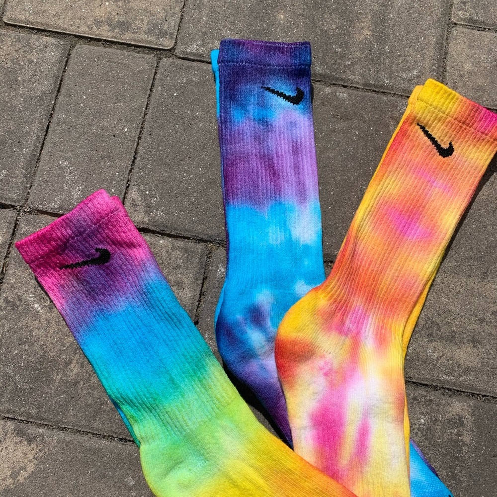 COPY - Tie Dye Nike Socks